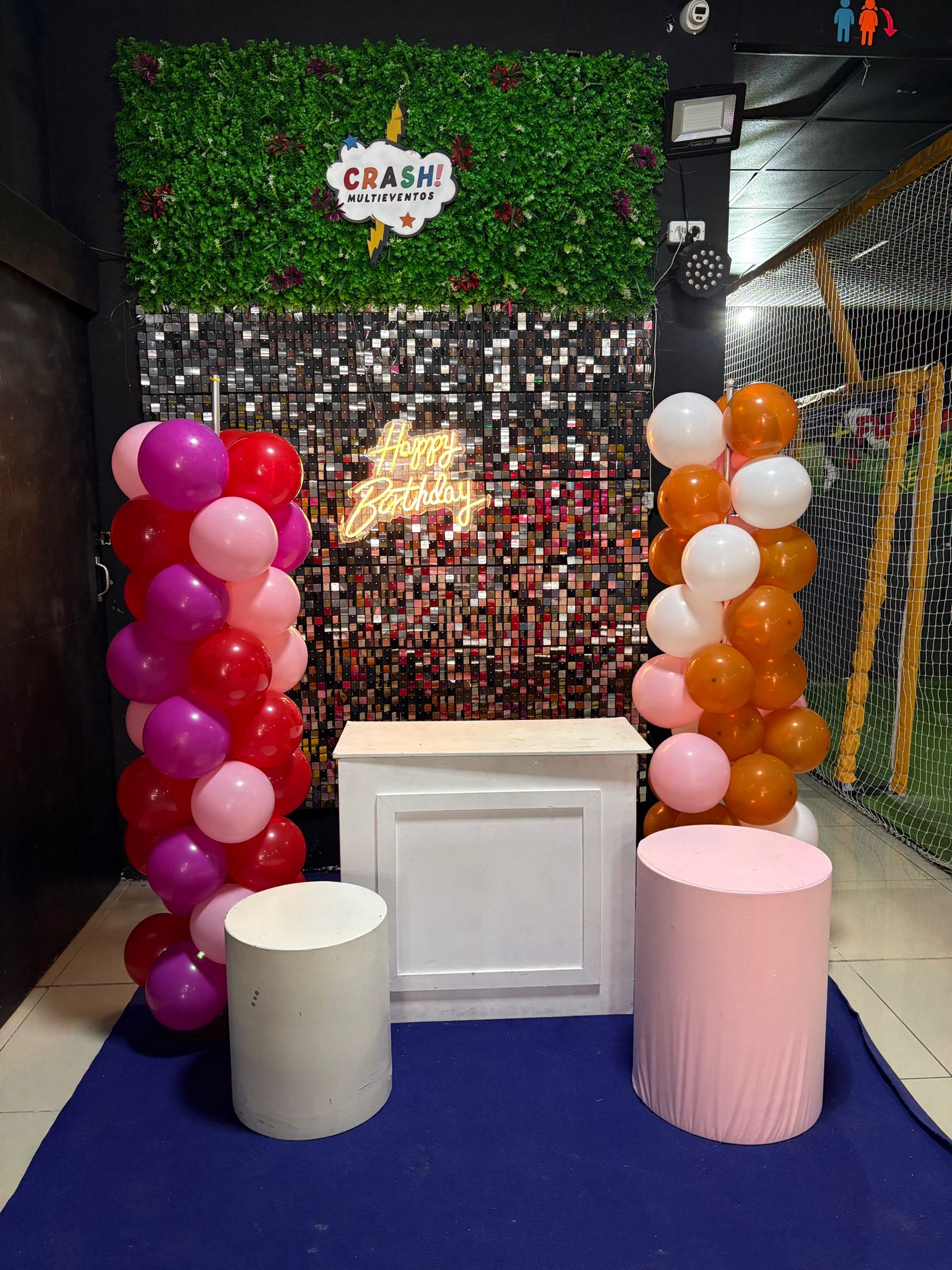 Decoración de cumpleaños en Crash Multieventos